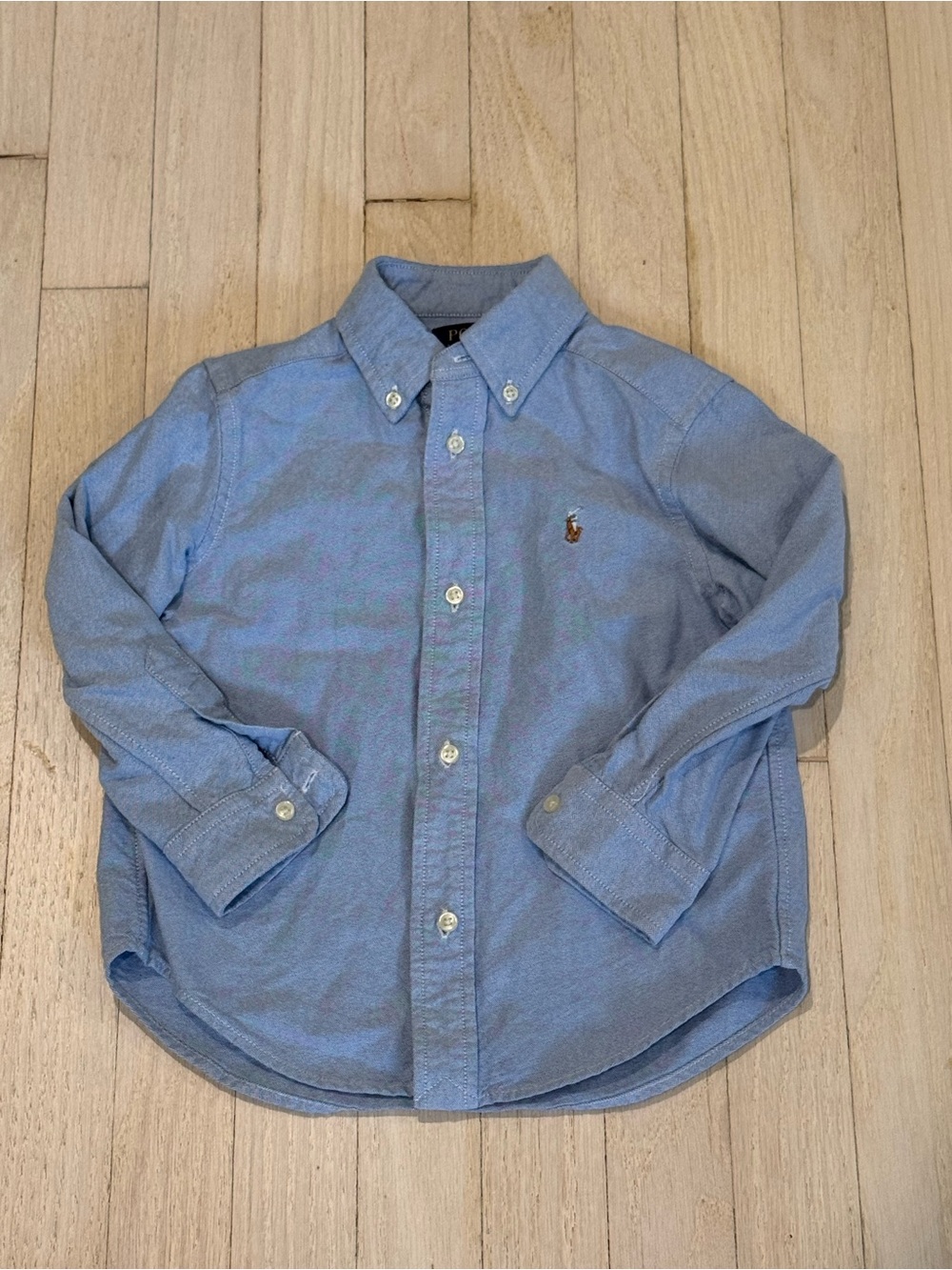Polo by Ralph Lauren Light Blue Button-Down Shirt for Kids